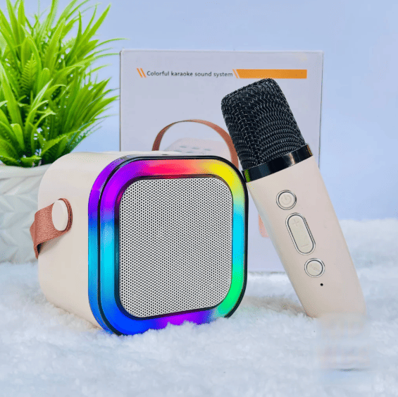 Kids Bluetooth Karaoke Speaker with Single & Dual Microphones
