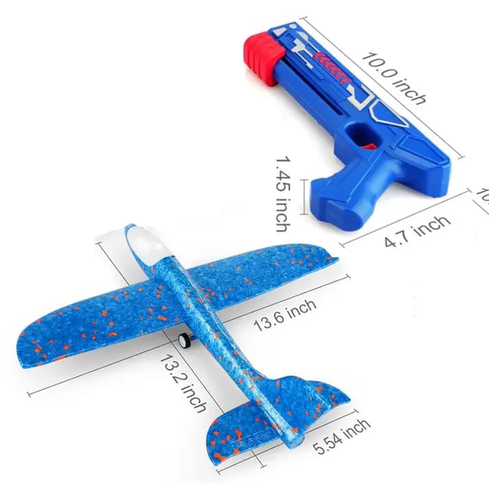 Lightning Catapult Airplane Glider Toy