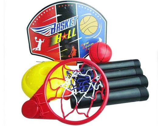 Kids Basketball Hoop Stand Kit Adjustable with Ball Pump