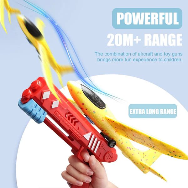 Lightning Catapult Airplane Glider Toy