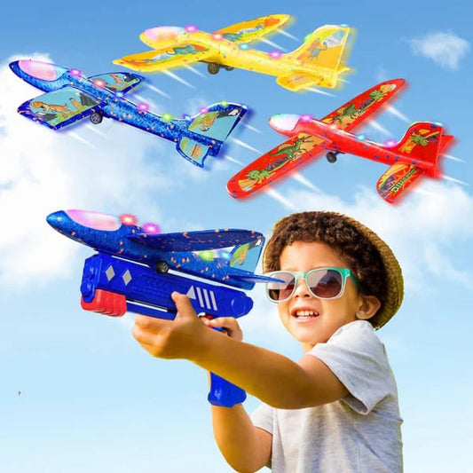Lightning Catapult Airplane Glider Toy