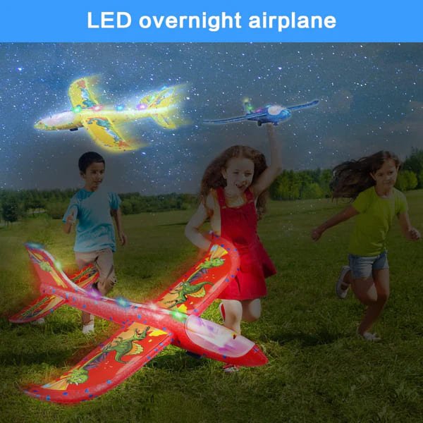 Lightning Catapult Airplane Glider Toy
