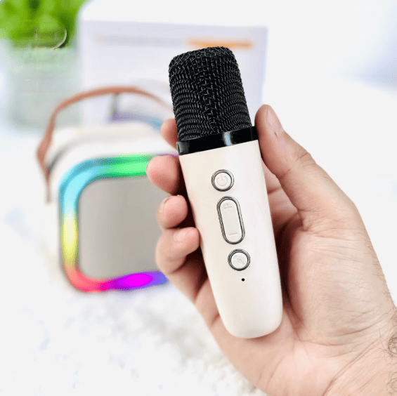 Kids Bluetooth Karaoke Speaker with Single & Dual Microphones