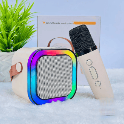 Kids Bluetooth Karaoke Speaker with Single & Dual Microphones